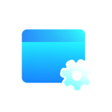 icono de folder con una engranaje ejemplificando la seguridad ssl